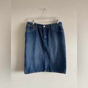Lucky Brand Vintage Inspired Denim Skirt
